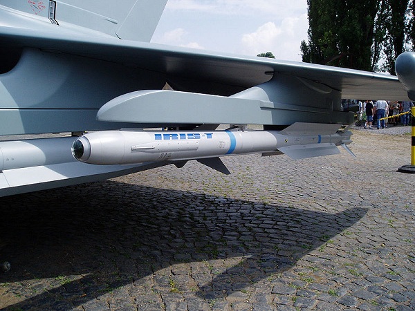  A modern IRIS-T air-to-air missile of the Luftwaffe. 